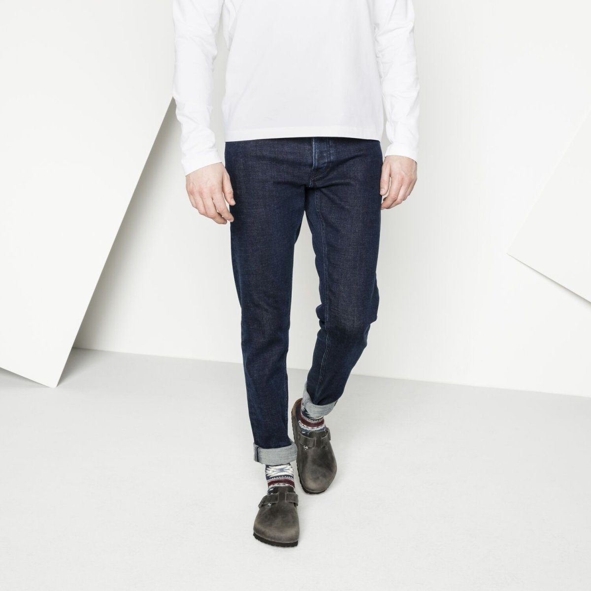 Birkenstock Men's Boston Soft Footbed Iron Oiled Leather - 955281 - Tip Top Shoes of New York