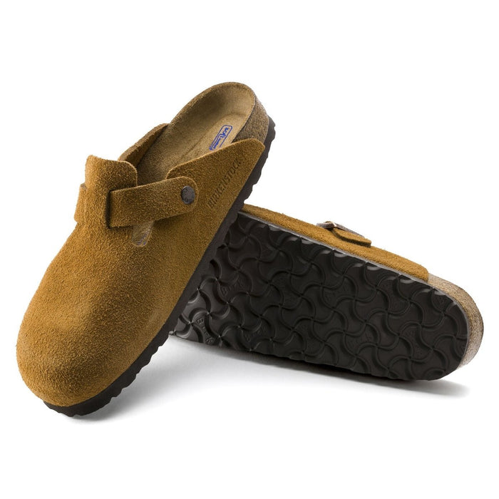 Birkenstock Men's Boston SOFT Footbed Mink Suede - 9010988 - Tip Top Shoes of New York