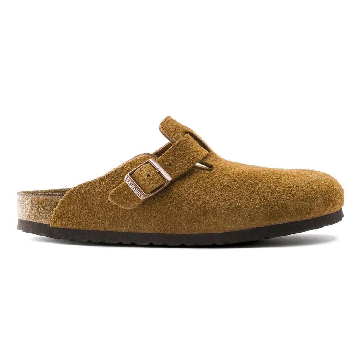Birkenstock Men's Boston SOFT Footbed Mink Suede - 9010988 - Tip Top Shoes of New York