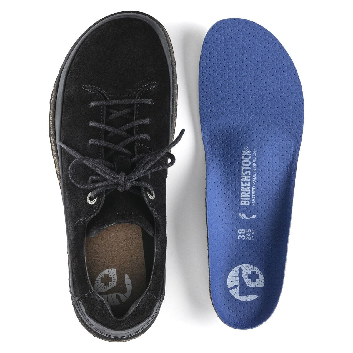 Birkenstock Men's Honnef Low Black Suede - 9002034 - Tip Top Shoes of New York