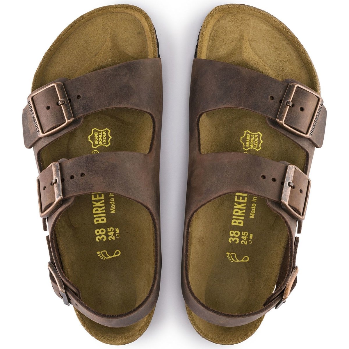 Birkenstock Men's Milano Oiled Habana - 897069 - Tip Top Shoes of New York