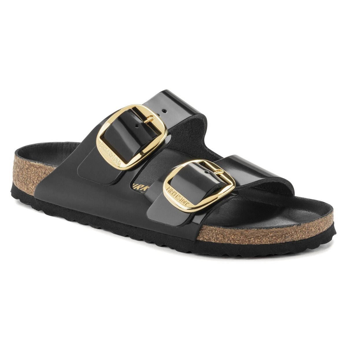 Birkenstock Women's Arizona Big Buckle High Shine Black - 3004425 - Tip Top Shoes of New York