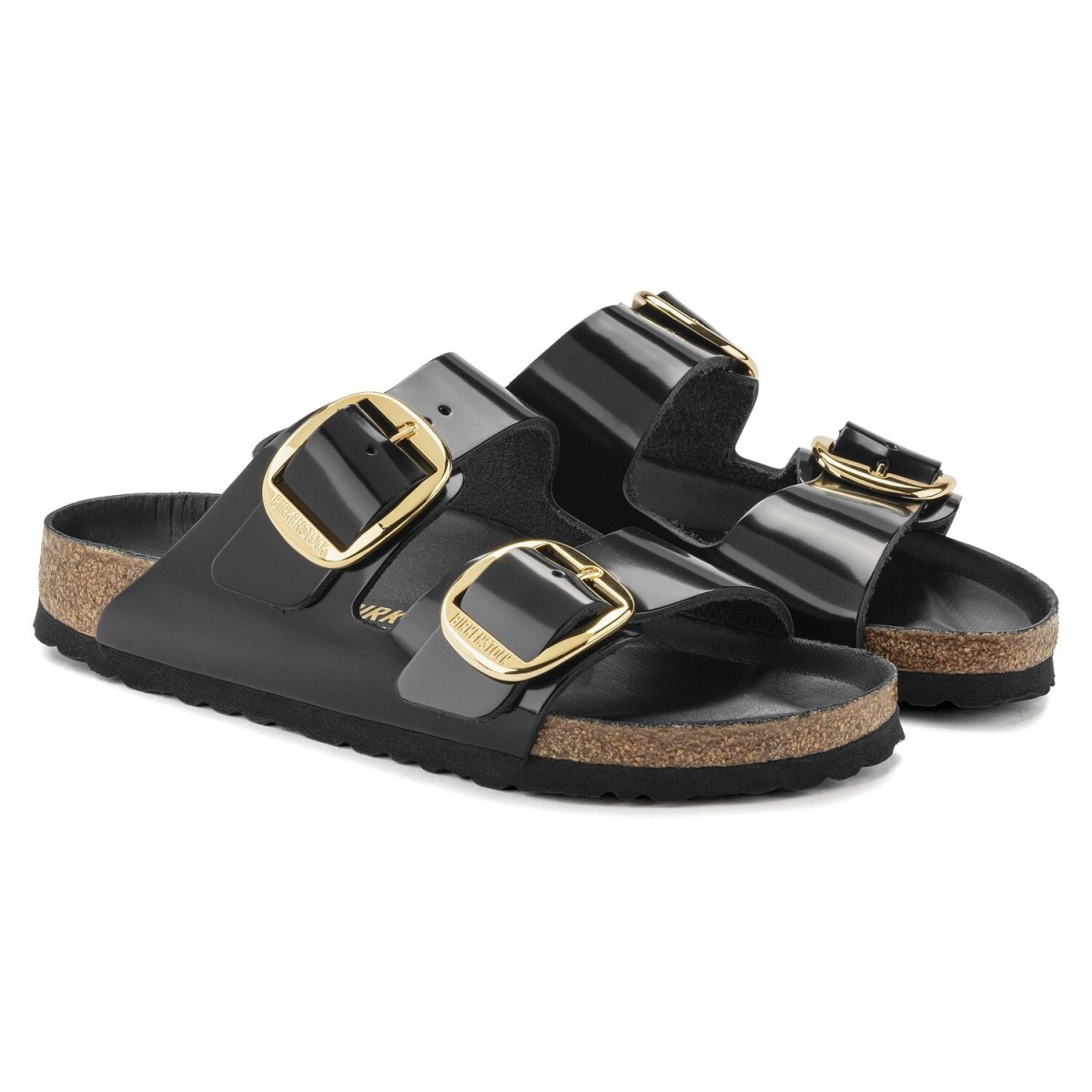 Birkenstock Women's Arizona Big Buckle High Shine Black - 3004425 - Tip Top Shoes of New York