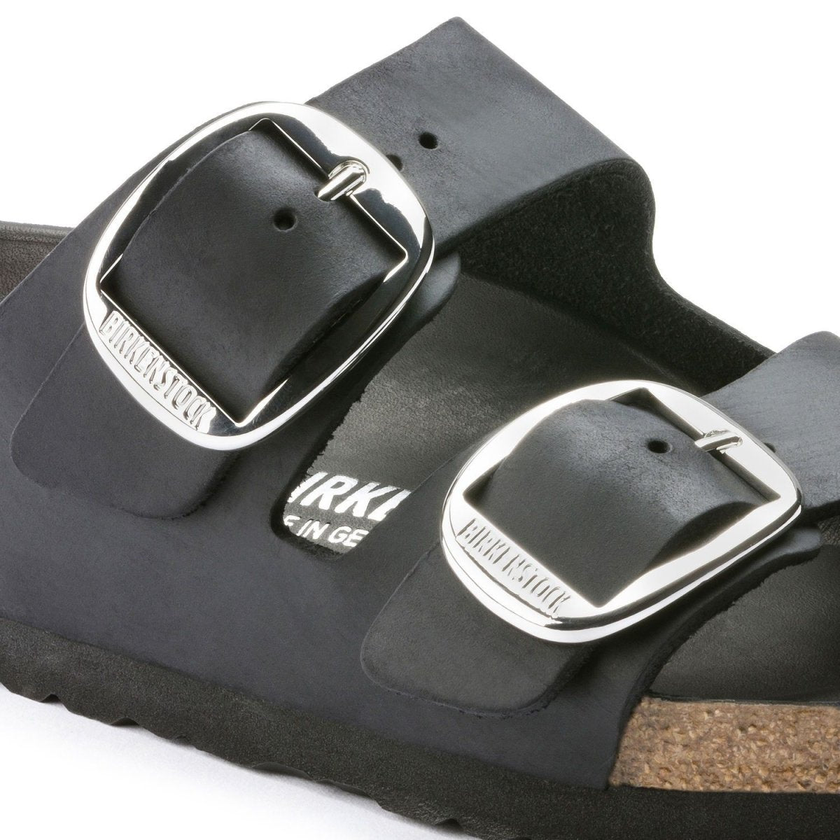 Birkenstock Women's Arizona Big Buckle Oiled Leather Black - 875555 - Tip Top Shoes of New York