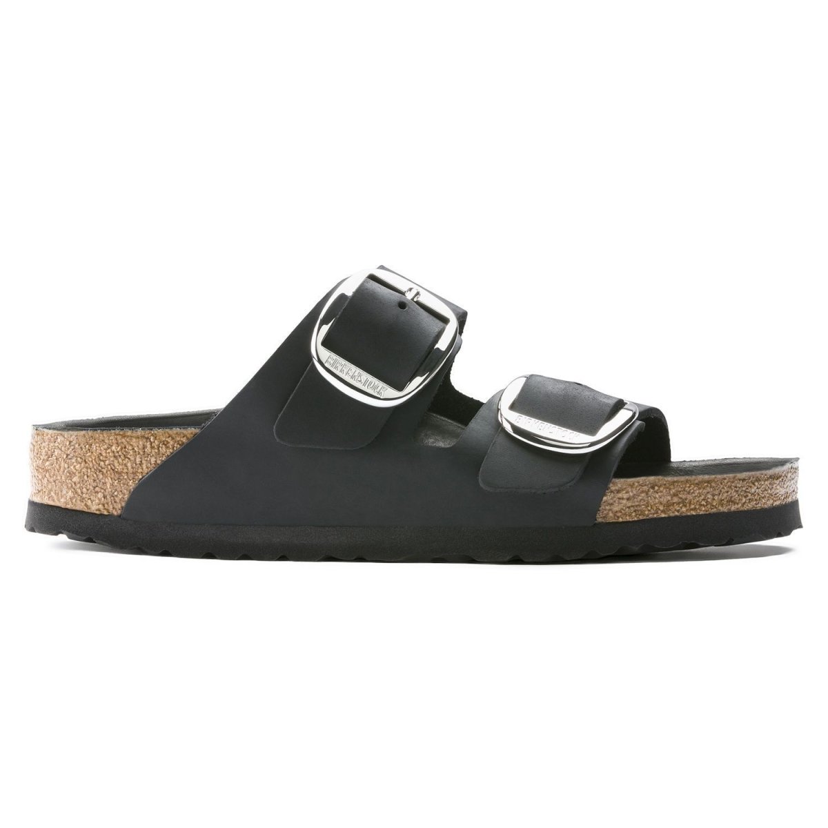 Birkenstock Women's Arizona Big Buckle Oiled Leather Black - 875555 - Tip Top Shoes of New York