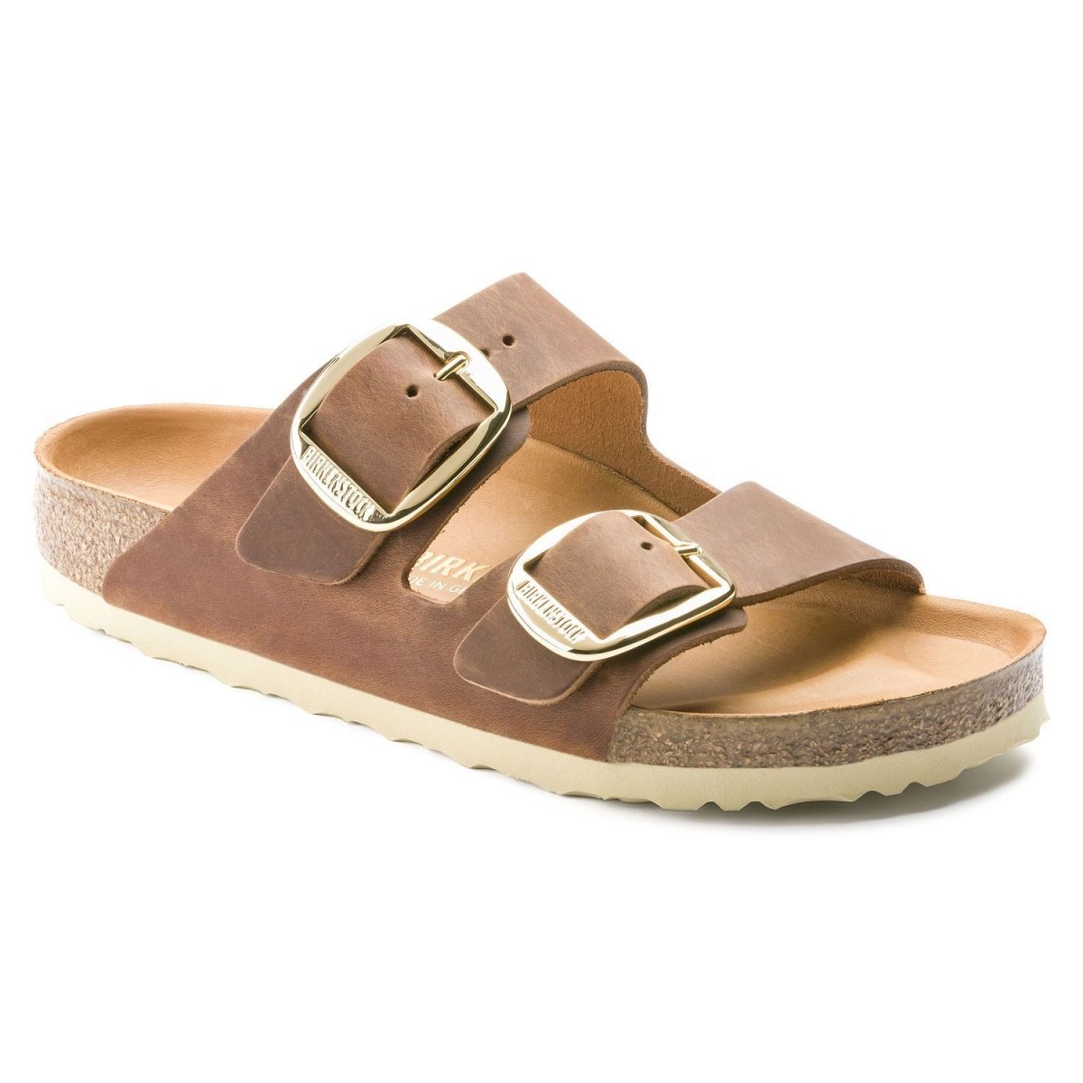 Birkenstock Women's Arizona Big Buckle Oiled Leather Cognac - 875544 - Tip Top Shoes of New York
