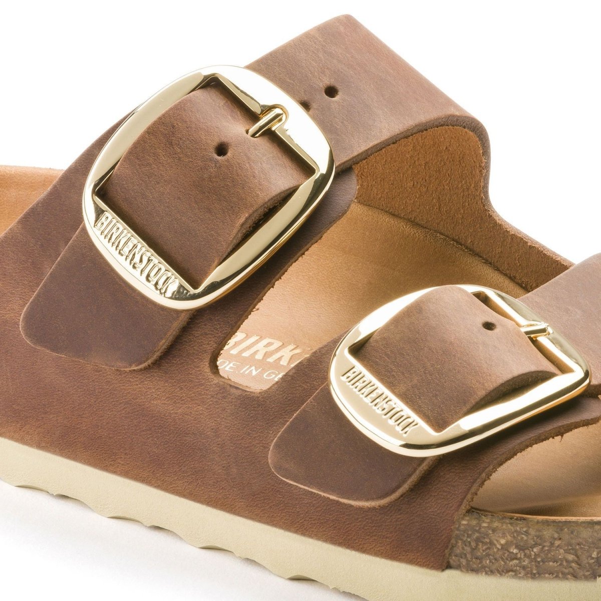 Birkenstock Women's Arizona Big Buckle Oiled Leather Cognac - 875544 - Tip Top Shoes of New York