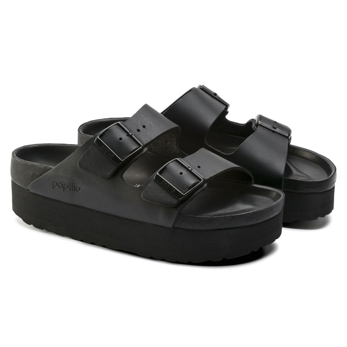 Birkenstock Women's Arizona Exquisite Platform Black - 875571 - Tip Top Shoes of New York