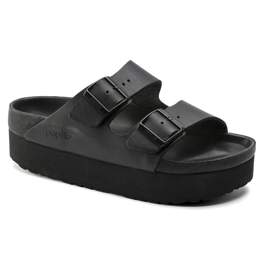 Birkenstock Women's Arizona Exquisite Platform Black - 875571 - Tip Top Shoes of New York