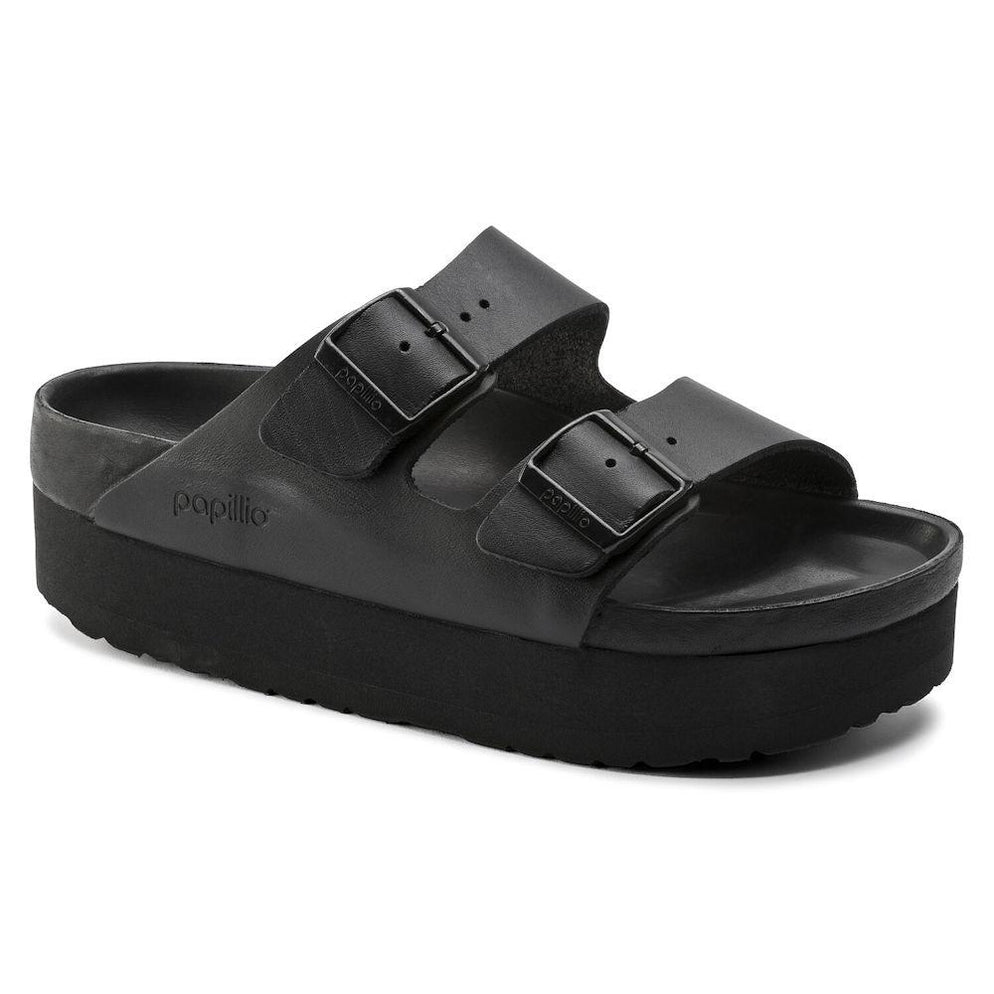 Birkenstock Women's Arizona Exquisite Platform Black - Tip Top Shoes of