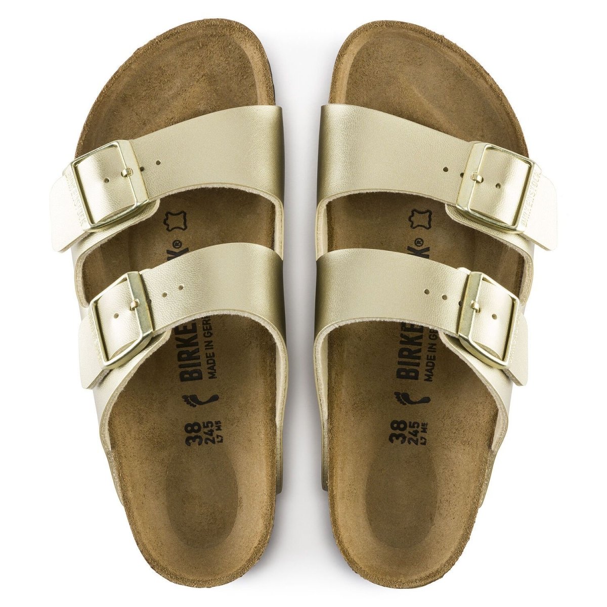 Birkenstock Women's Arizona Gold Birko-Flor - 9000246 - Tip Top Shoes of New York