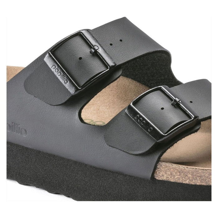 Birkenstock Women's Arizona Platform Vegan Birko-Flor Black - 999379 - Tip Top Shoes of New York