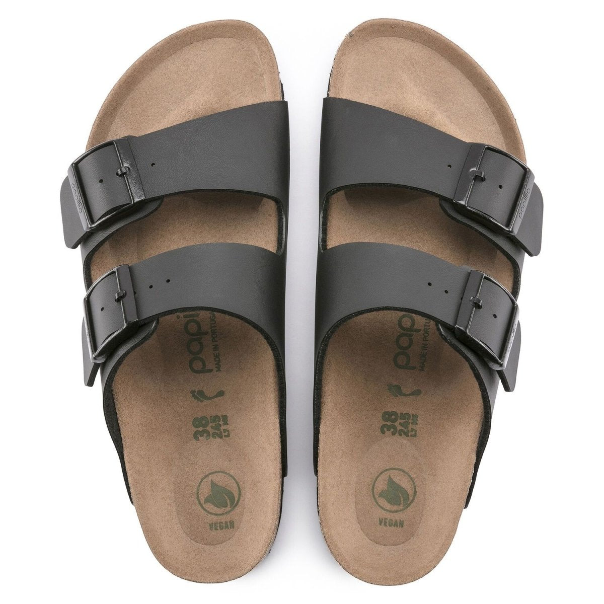 Birkenstock Women's Arizona Platform Vegan Birko-Flor Black - 999379 - Tip Top Shoes of New York