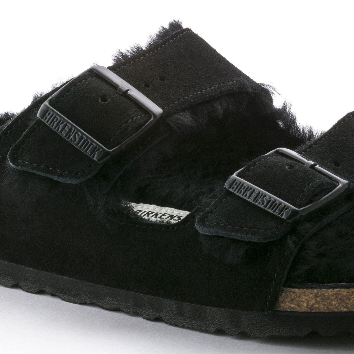 Birkenstock Women's Arizona Shearling Black - 1028325 - Tip Top Shoes of New York