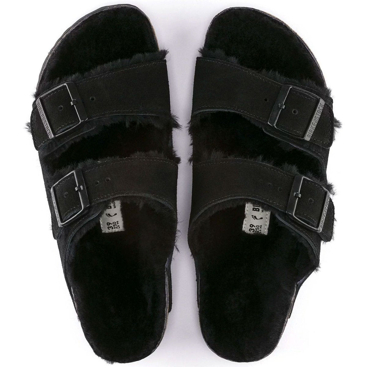 Birkenstock Women's Arizona Shearling Black - 1028325 - Tip Top Shoes of New York