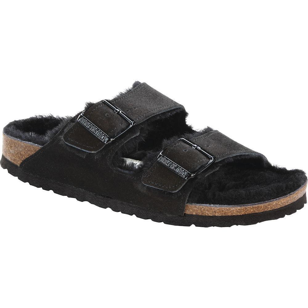 Birkenstock Women's Arizona Shearling Black - 1028327 - Tip Top Shoes of New York