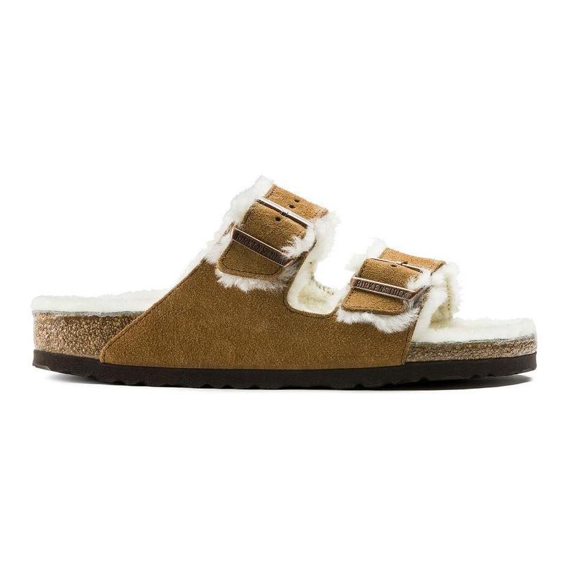 Birkenstock Women's Arizona Shearling Mink - 849640 - Tip Top Shoes of New York