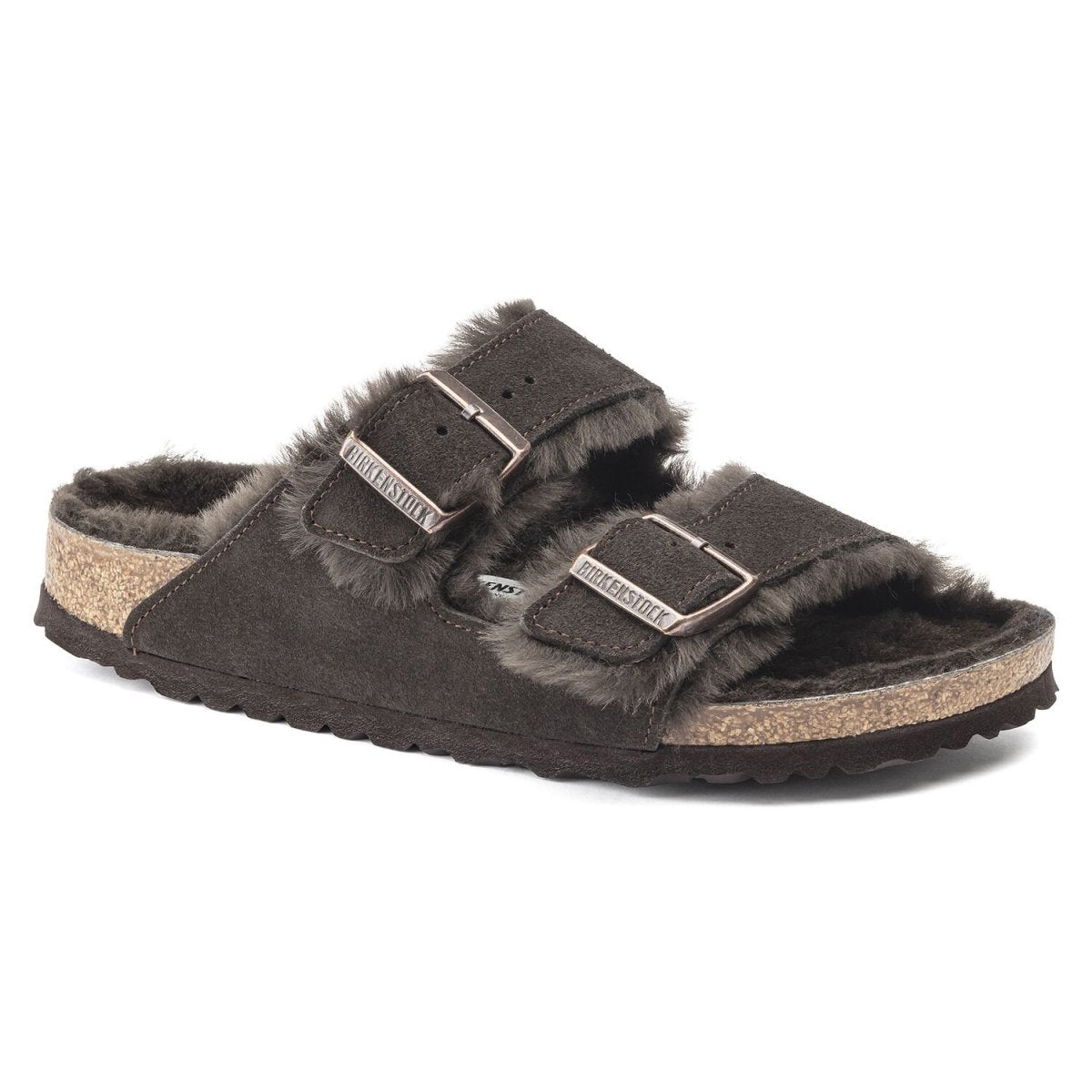Birkenstock Women's Arizona Shearling Mocha - 3002393 - Tip Top Shoes of New York