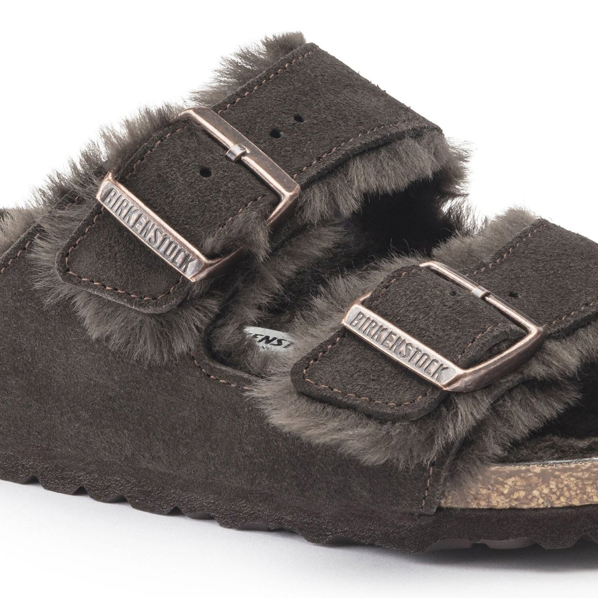 Birkenstock Women's Arizona Shearling Mocha - 3002393 - Tip Top Shoes of New York