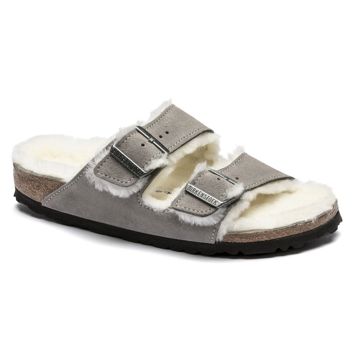Birkenstock Women's Arizona Shearling Stone - 992167 - Tip Top Shoes of New York