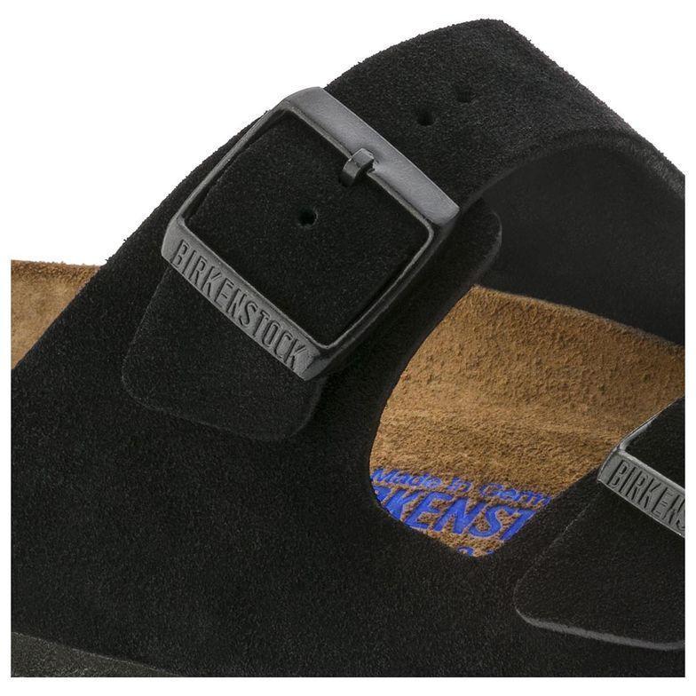 Birkenstock Women's Arizona Soft Footbed Black Suede - 403009603010 - Tip Top Shoes of New York
