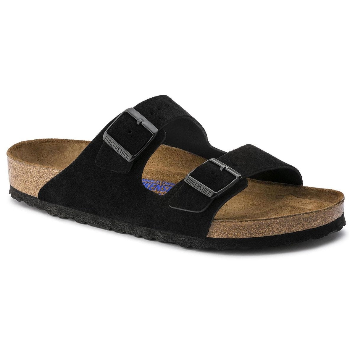 Birkenstock Women's Arizona Soft Footbed Black Suede - 403009603010 - Tip Top Shoes of New York