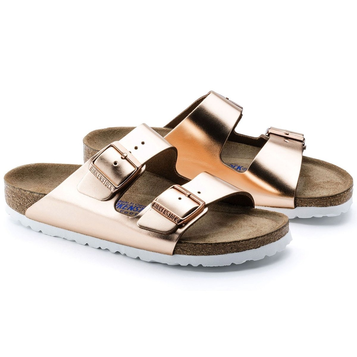 Birkenstock Women's Arizona Soft Footbed Copper Leather - 1036147 - Tip Top Shoes of New York