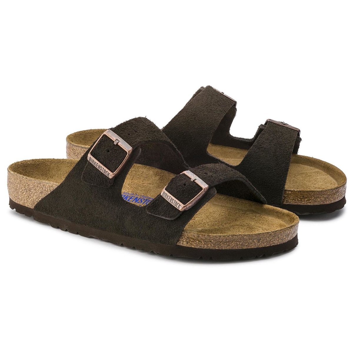 Birkenstock Women's Arizona Soft Footbed Mocha Suede - 403009703017 - Tip Top Shoes of New York