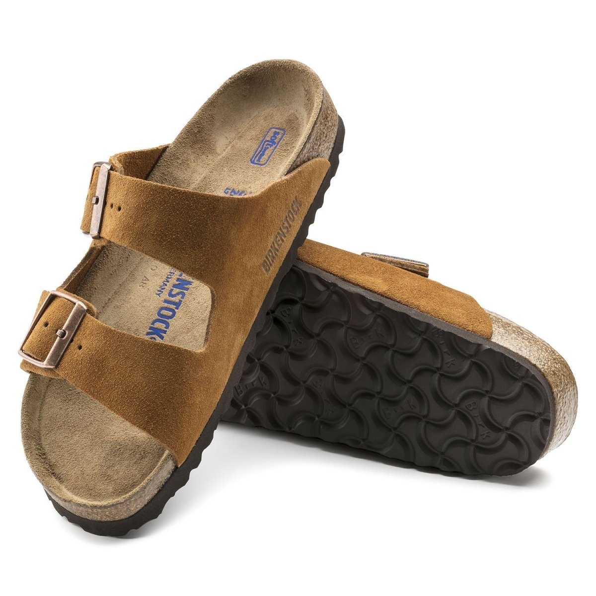 Birkenstock Women's Arizona Soft Footbed Suede Leather Mink - 866983 - Tip Top Shoes of New York