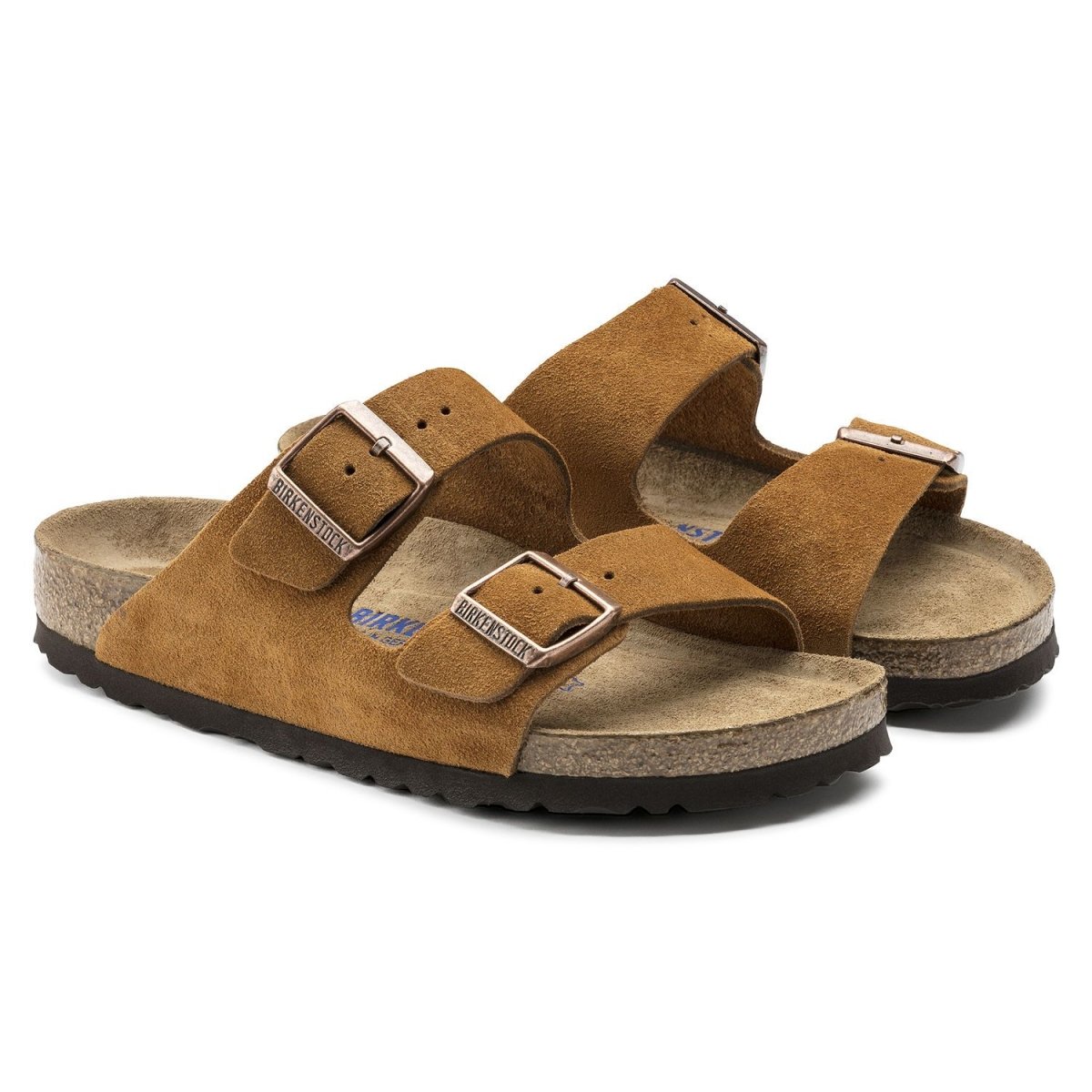 Birkenstock Women's Arizona Soft Footbed Suede Leather Mink - 866983 - Tip Top Shoes of New York