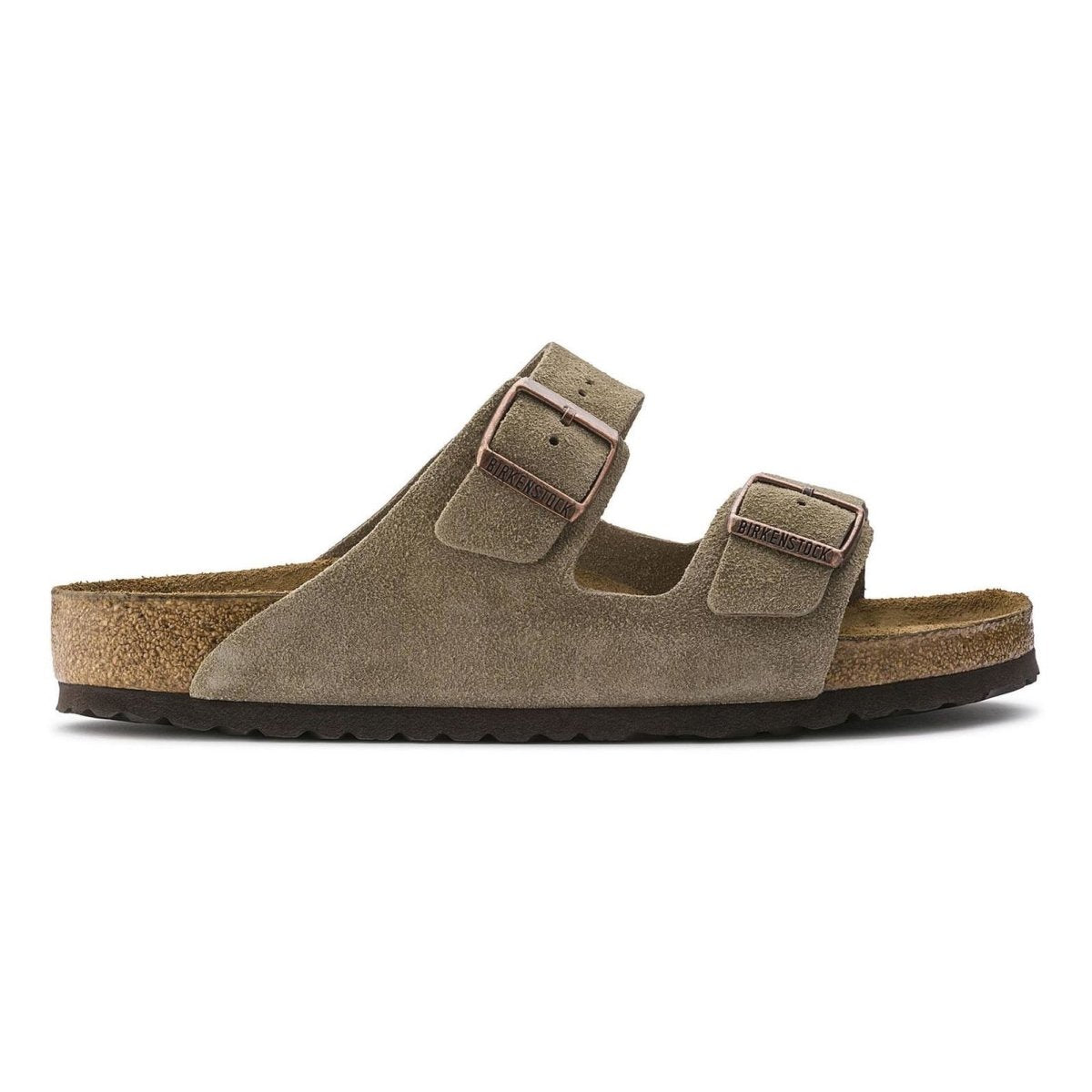 Birkenstock Women's Arizona Soft Footbed Taupe Suede - 407691103018 - Tip Top Shoes of New York