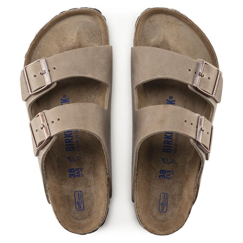 Birkenstock Women's Arizona Soft Footbed Tobacco Oiled Leather - 881091 - Tip Top Shoes of New York