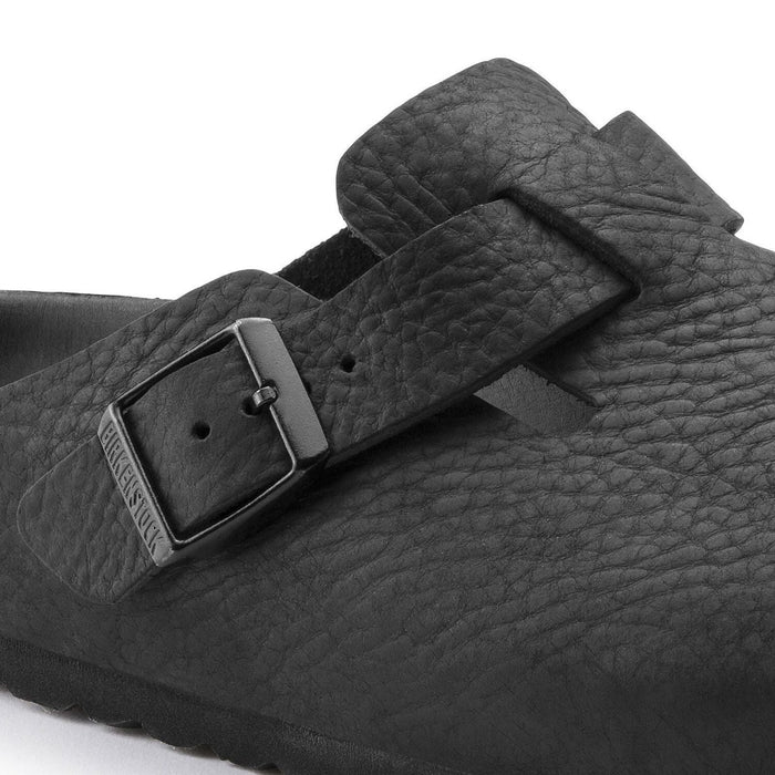 Birkenstock Women's Boston Exquisite Black Leather - 999293 - Tip Top Shoes of New York