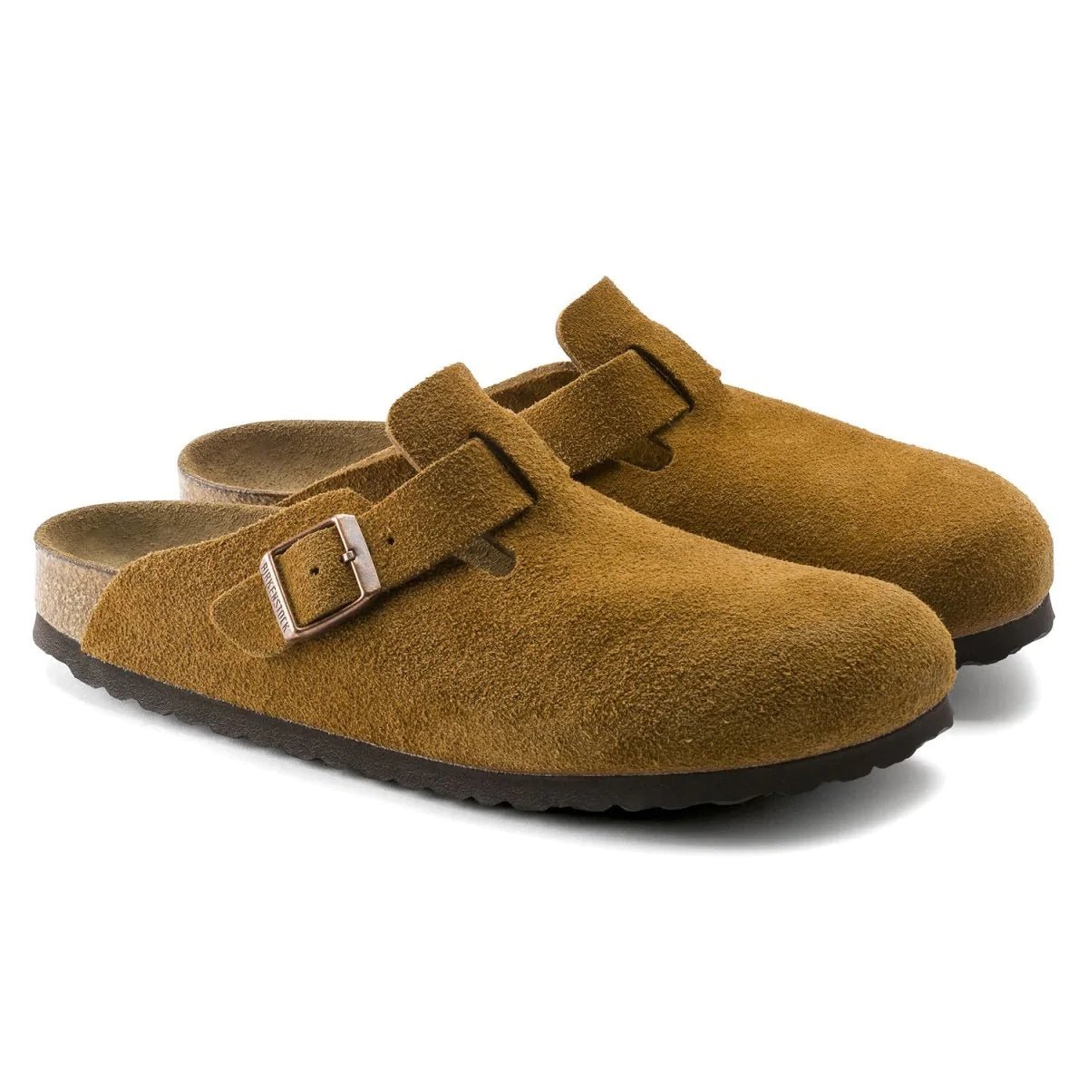 Birkenstock Women's Boston SOFT Footbed Mink Suede - 9010998 - Tip Top Shoes of New York