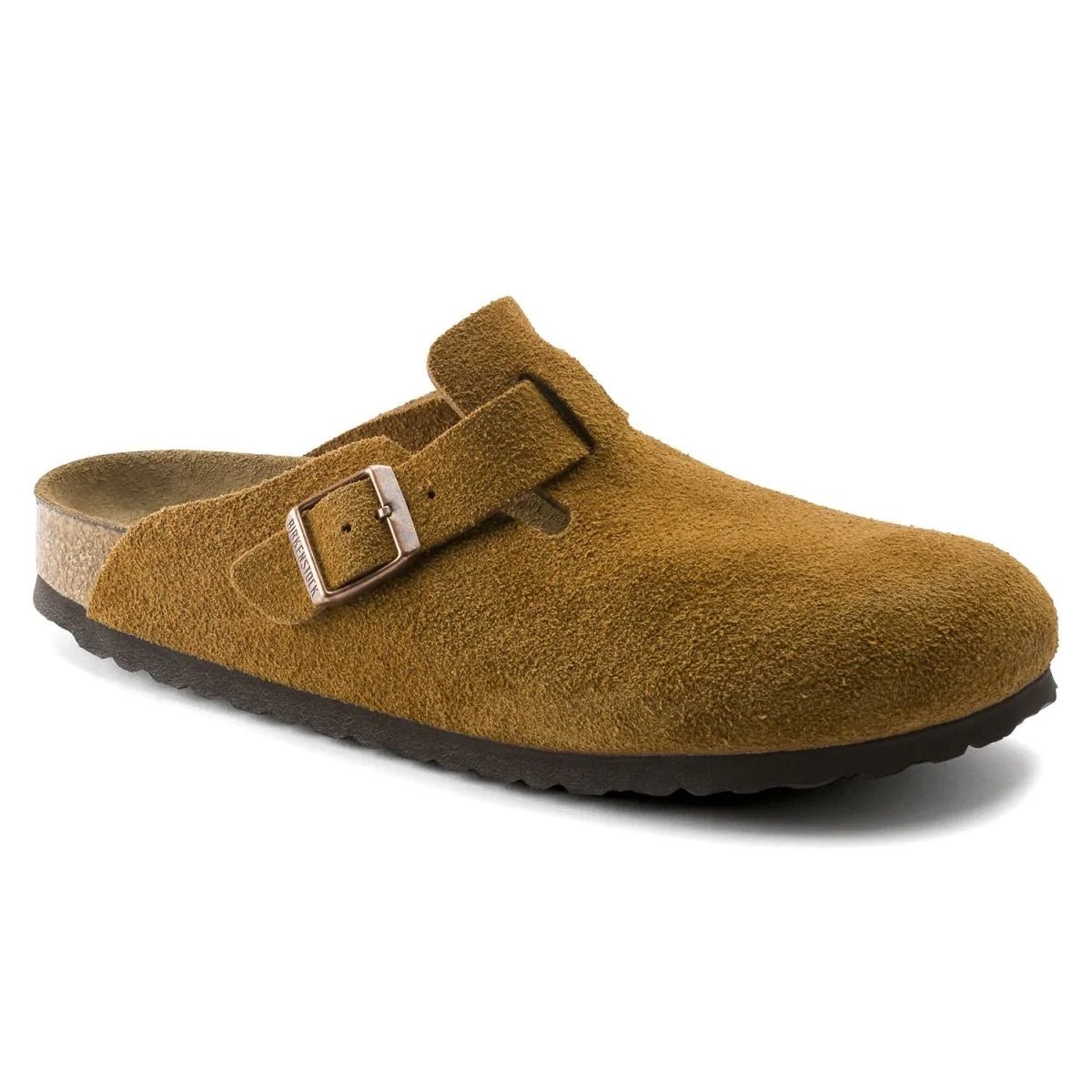 Birkenstock Women's Boston SOFT Footbed Mink Suede - 9010998 - Tip Top Shoes of New York
