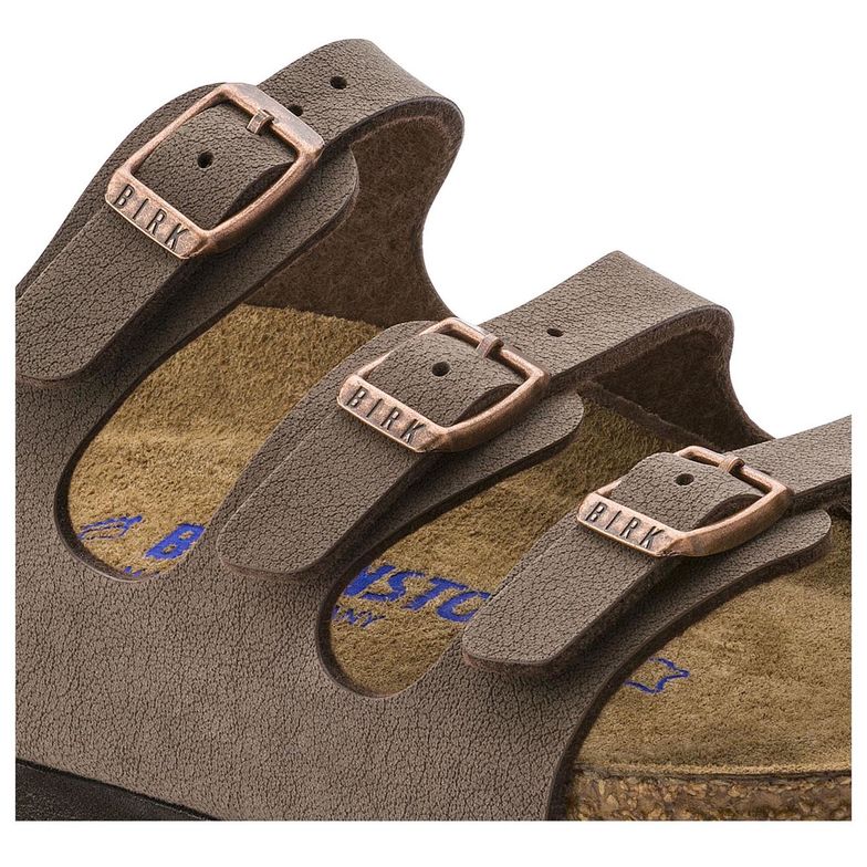 Birkenstock Women's Florida Soft Footbed Mocha Birkibuc - 336236 - Tip Top Shoes of New York