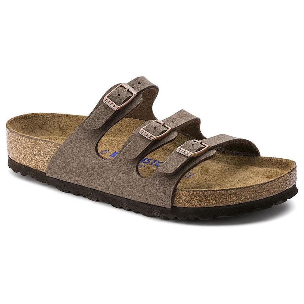 Birkenstock Women's Florida Soft Footbed Mocha Birkibuc - 336236 - Tip Top Shoes of New York