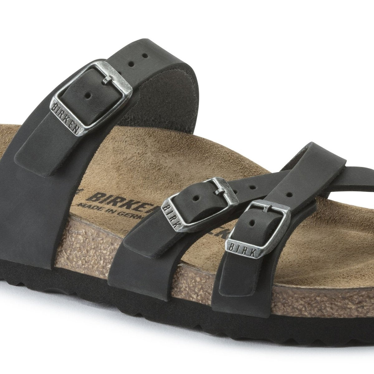 Birkenstock Women's Franca Black Leather - 3002005 - Tip Top Shoes of New York