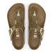 Birkenstock Women's Gizeh Big Buckle Natural Hi Shine - 5019300 - Tip Top Shoes of New York