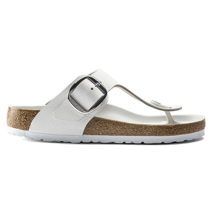 Birkenstock Women's Gizeh Big Buckle White Leather - 999227 - Tip Top Shoes of New York
