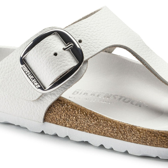 Birkenstock Women's Gizeh Big Buckle White Leather - 999227 - Tip Top Shoes of New York