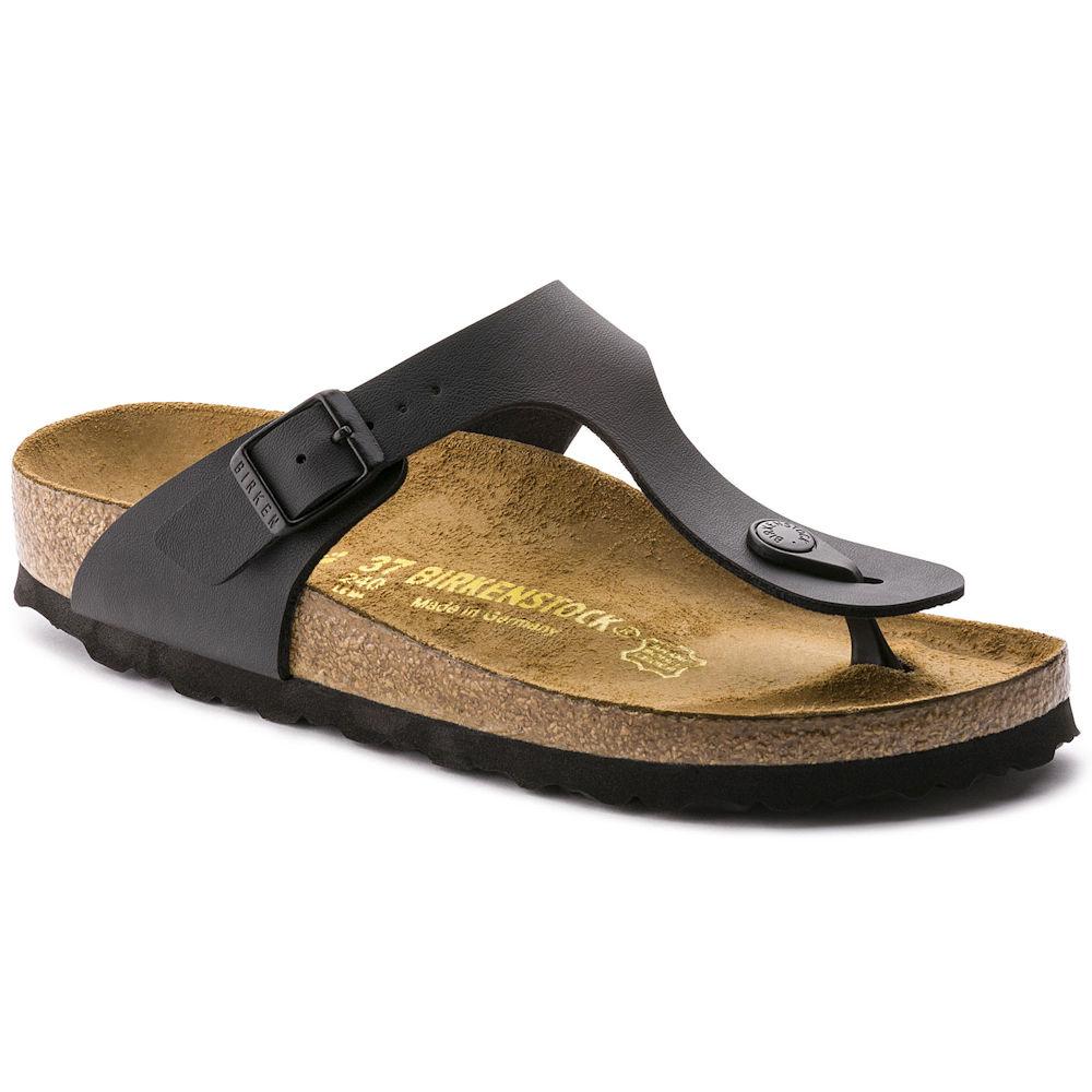 Birkenstock Women's Gizeh Black Birko-Flor - 406399703018 - Tip Top Shoes of New York