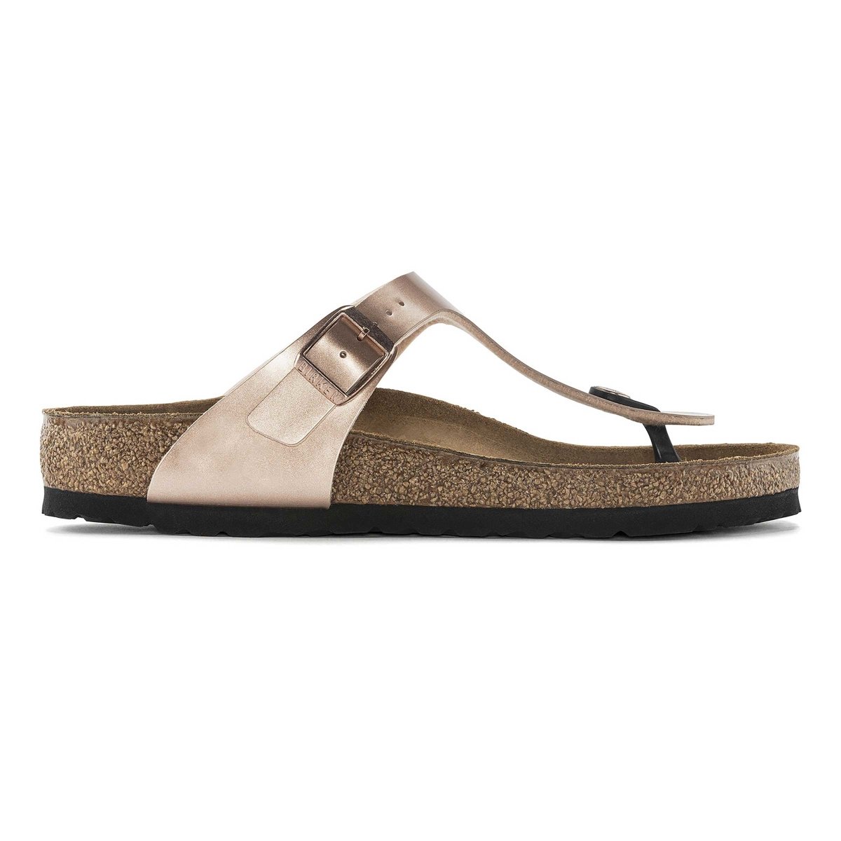 Birkenstock Women's Gizeh Metallic Copper Birko-Flor® — Tip Top
