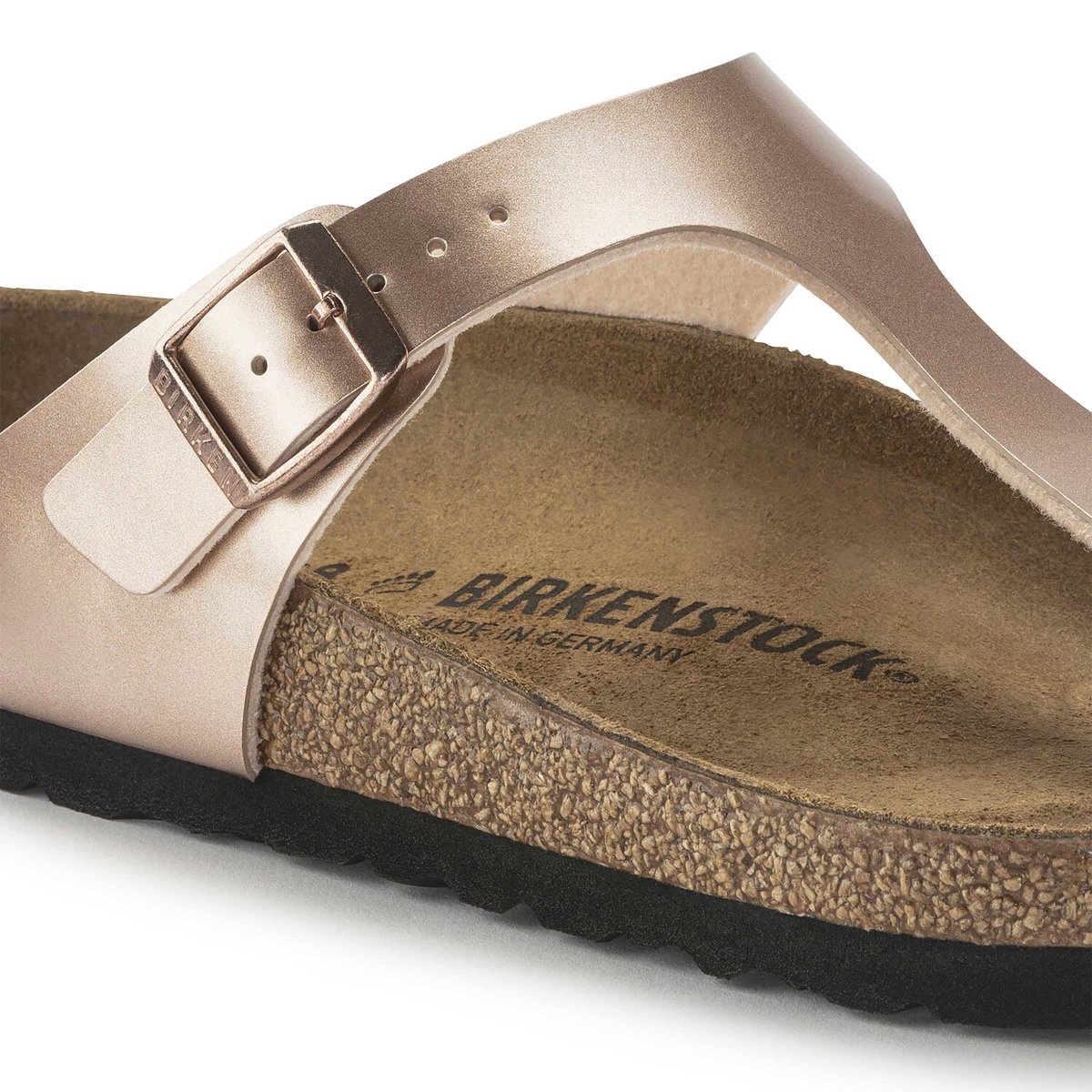 Birkenstock Women's Gizeh Metallic Copper Birko-Flor® - 9011270 - Tip Top Shoes of New York