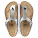 Birkenstock Women's Gizeh Silver Birko-Flor - 402354203012 - Tip Top Shoes of New York