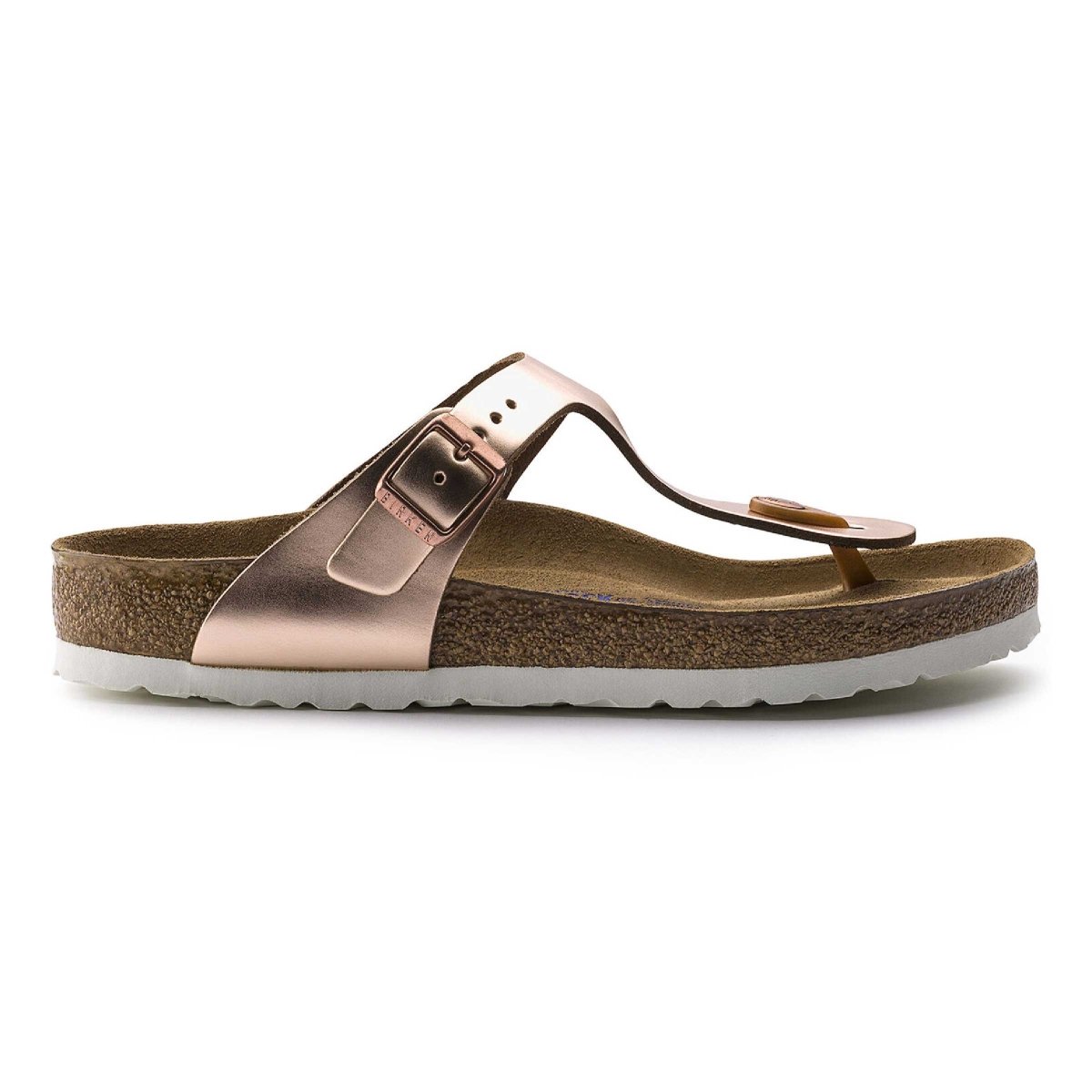 Birkenstock Women's Gizeh SOFT Footbed Copper Metallic - 5019292 - Tip Top Shoes of New York