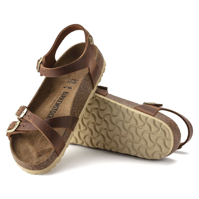 Birkenstock Women's Kumba Cognac Leather - 9003590 - Tip Top Shoes of New York