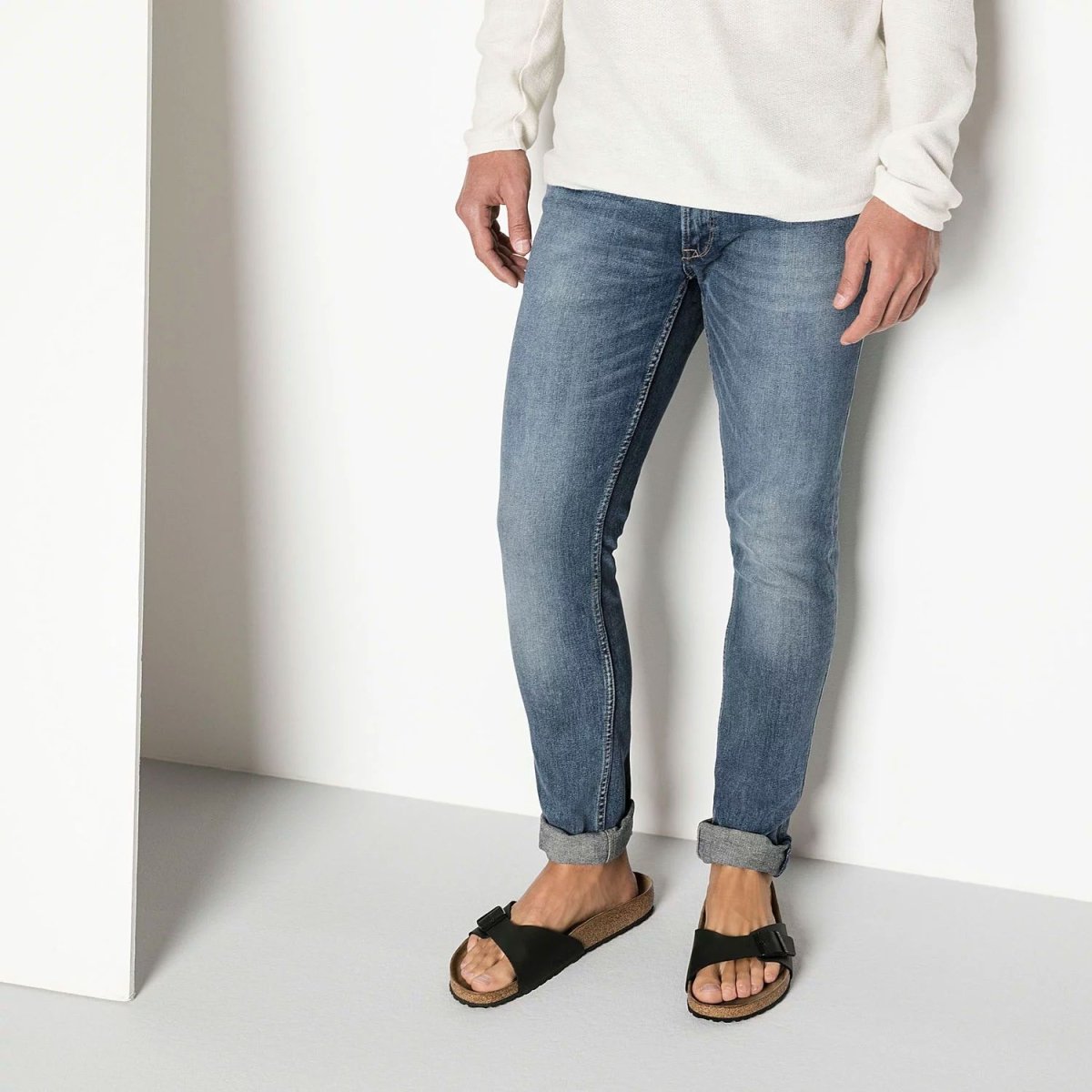 Birkenstock Women's Madrid Birko-Flor Black - 10007769 - Tip Top Shoes of New York