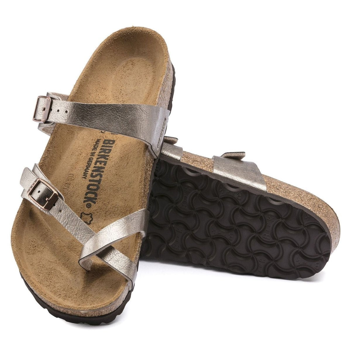 Birkenstock Women's Mayari Graceful Taupe Birko-Flor - 999261 - Tip Top Shoes of New York