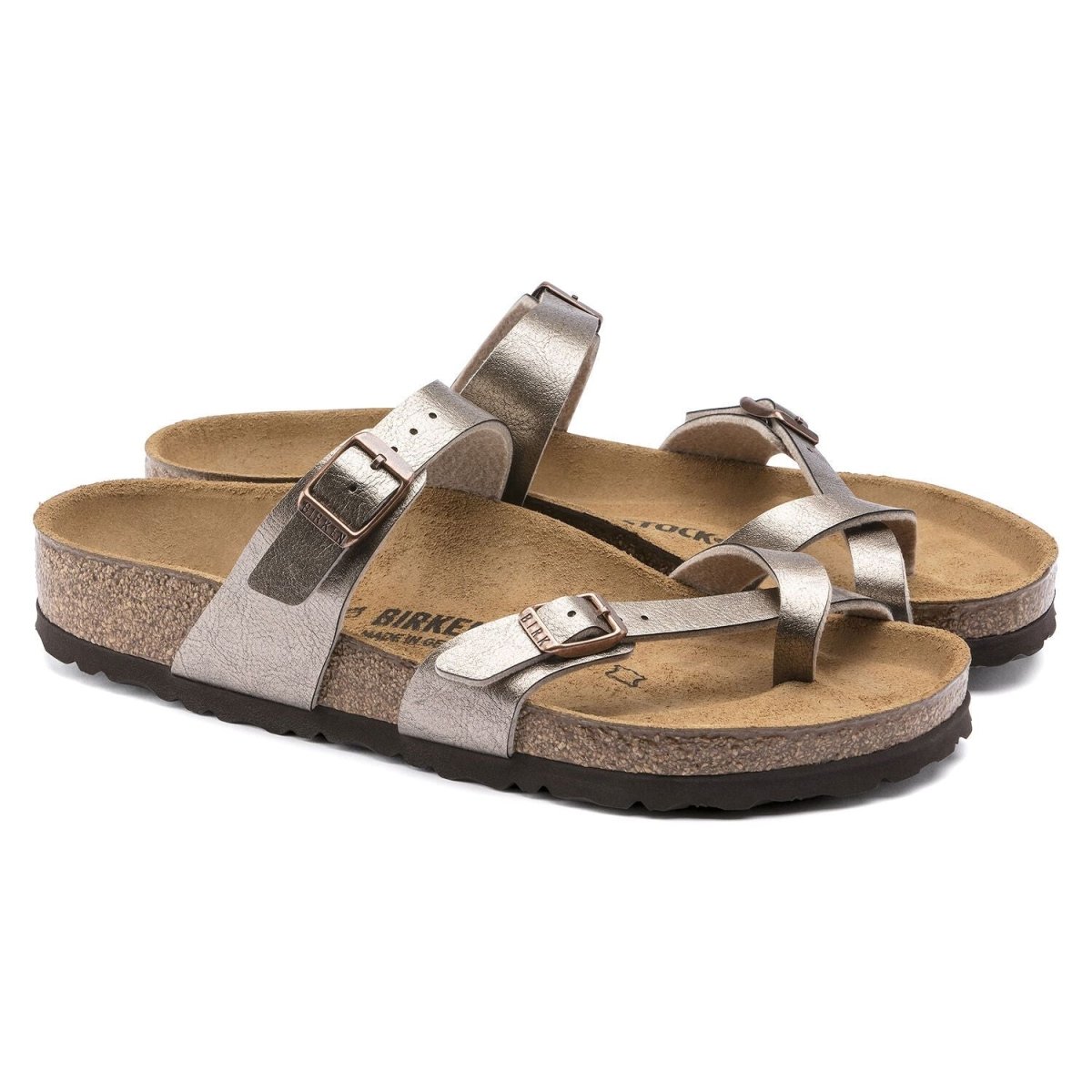 Birkenstock Women's Mayari Graceful Taupe Birko-Flor - 999261 - Tip Top Shoes of New York